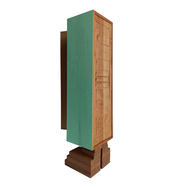 Not Yet Made - Made To Order Mayan Totem Green by Pietro Meccani for Meccani Design For Sale - Image 5 of 15