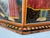 Orange Vintage Indian Mughal Style Hand Painted Octagonal Dowry Box For Sale - Image 8 of 15