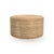 The Woven Ottoman from Zentique is a round handwoven ottoman in natural water hyacinth and corn husk. At nearly 30" in...