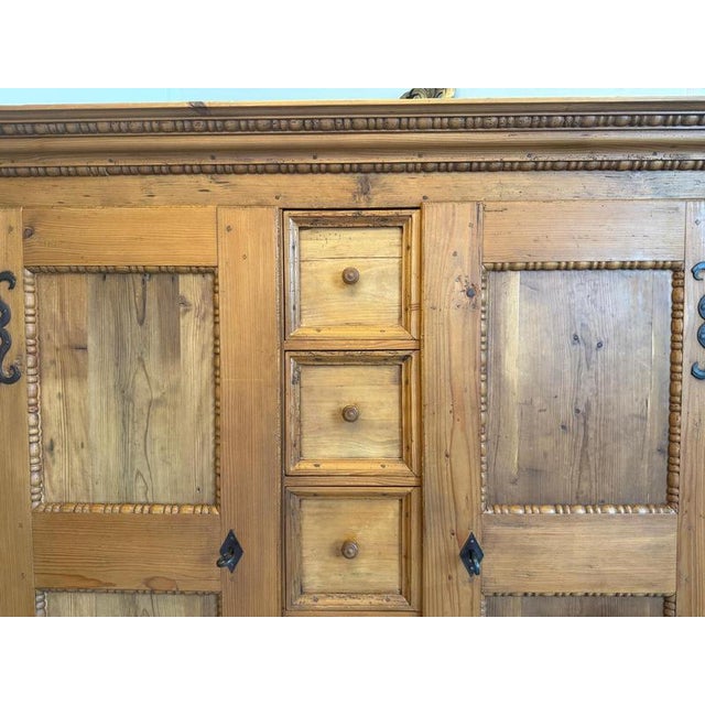 Baroque Bread Cupboard in Softwood For Sale - Image 3 of 18