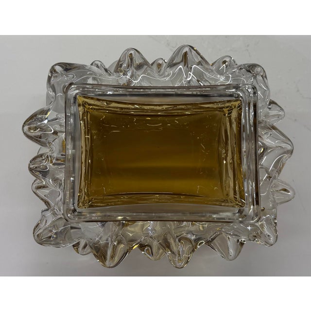 Amber Studio a by Global Views Polish Art Glass Porcupine Small Vase - Amber For Sale - Image 8 of 12