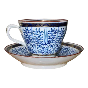 1795 Royal Worcester Dr. Wall Period Teacup and Saucer Set