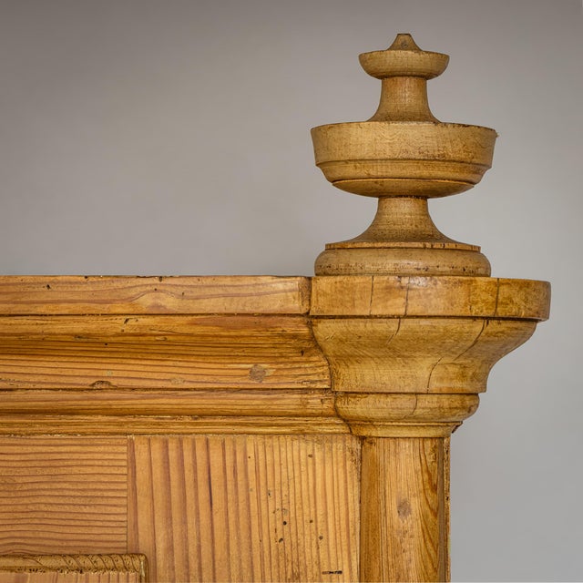 Late Biedermeier Softwood Wardrobe, 1890s For Sale - Image 5 of 8