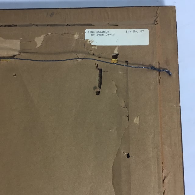 Blue Jean David “King Solomon” Painting For Sale - Image 8 of 9