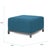 Plastic Axis Ottoman Seascape Turquoise Titanium Frame For Sale - Image 7 of 7
