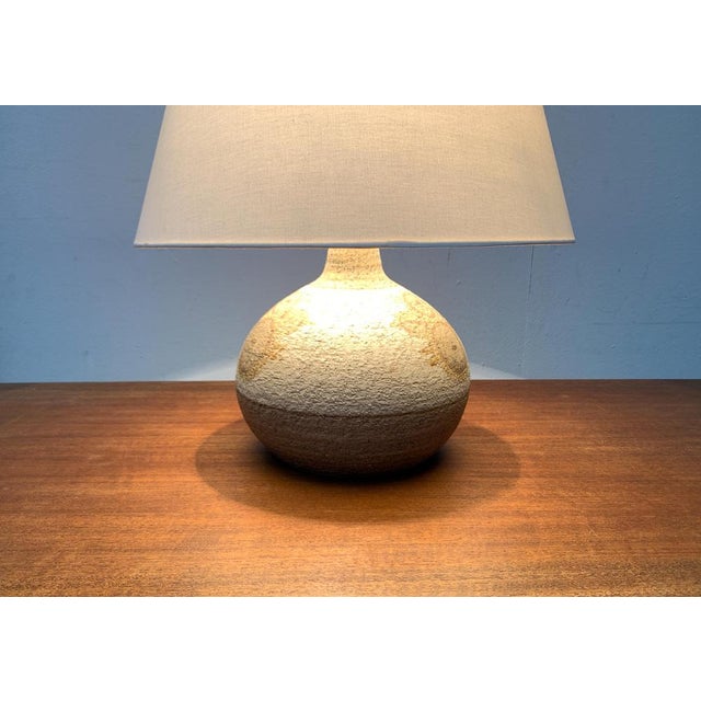 Mid-Century Danish Stoneware Table Lamp from Søholm, 1960s For Sale - Image 4 of 18