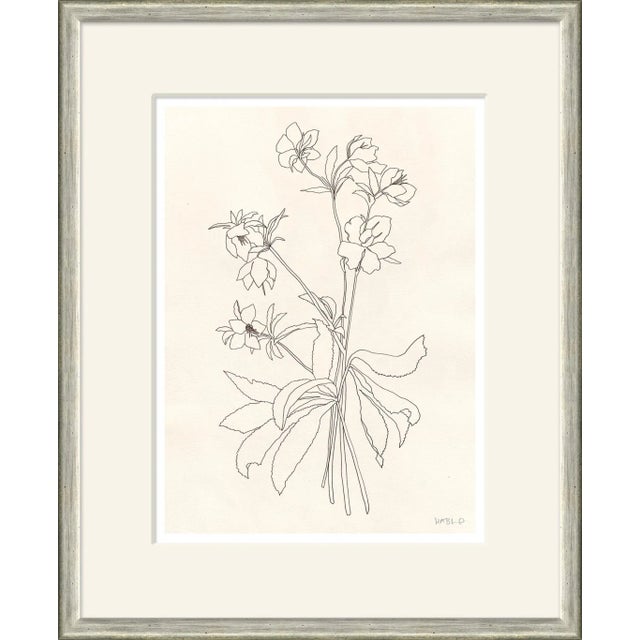 Contemporary Helebore Study III Framed Art Print For Sale - Image 3 of 3