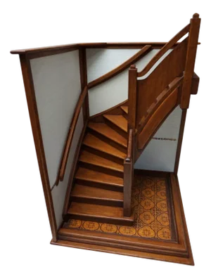 Architectural Miniature Staircase Model of Mastery or Escalier de maîtrise, 1960s