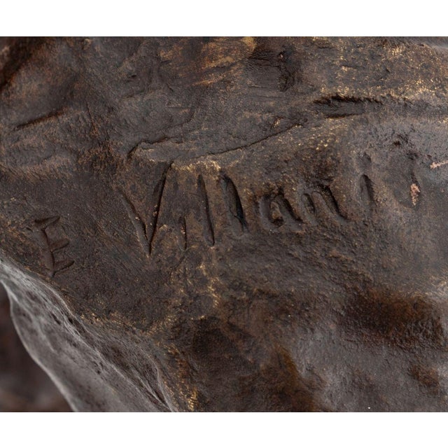 Bronze Emmanuel Villanis "Cendrillon" Bronze Bust For Sale - Image 8 of 9