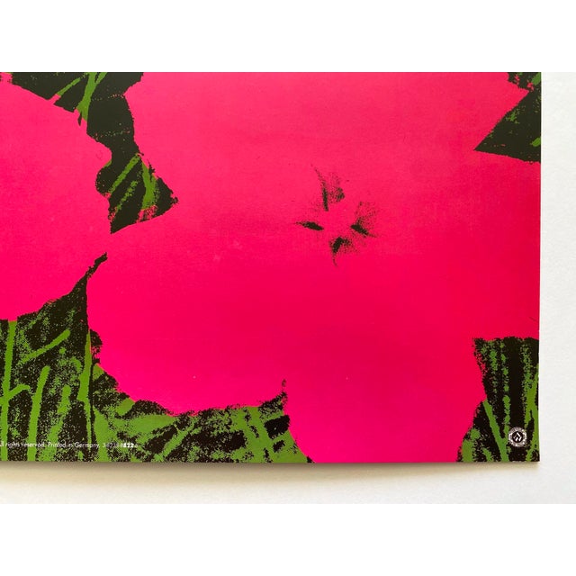 Paper Andy Warhol Foundation Vintage 1993 Offset Lithograph Print Pop Art Poster " Flowers " 1970 For Sale - Image 7 of 11