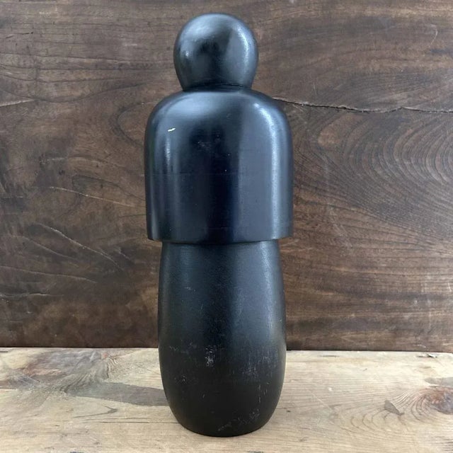 Wood Vintage Sosaku Kokeshi Doll by Miyashita Hajime, Japan, 1970s For Sale - Image 7 of 8