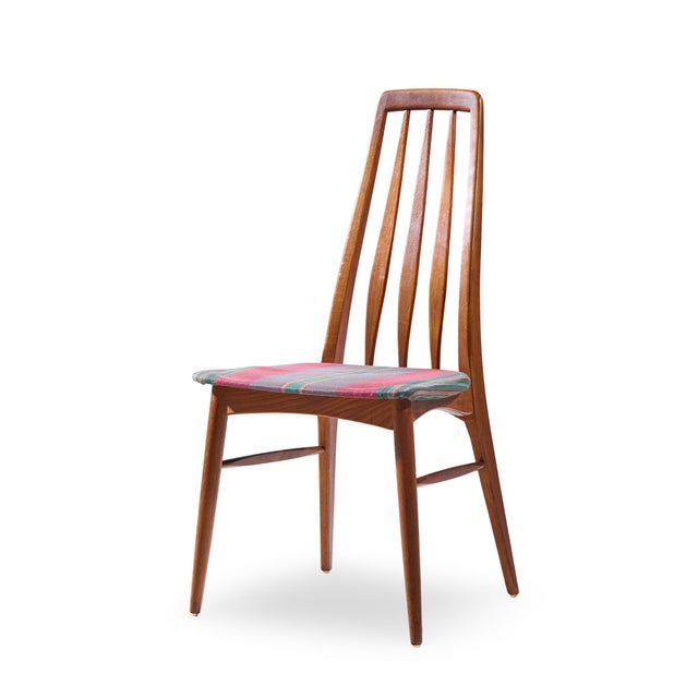 Niels Koefoed Eva Mid Century Danish Teak Dining Chairs - Set of 8 For Sale In Chicago - Image 6 of 12
