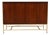 1950s Paul McCobb Irwin Collection Mahogany and Brass Sideboard, Credenza, or Bar Cabinet, Newly Refinished For Sale