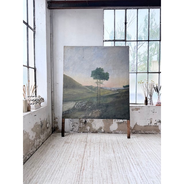 Landscape Composition, 1950, Oil Painting on Canvas For Sale - Image 3 of 18