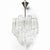 Mid-Century Modernist Hand-Blown Murano Angular Tronchi Glass Chandelier For Sale - Image 16 of 18