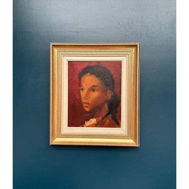 Hilding Rösiö, Spanish Girl, 1960s, Oil on Canvas, Framed For Sale - Image 15 of 18