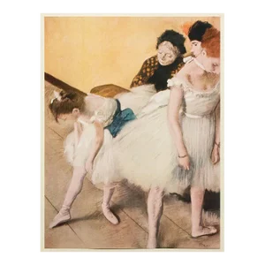 1952 After Edgar Degas "The Dancing Class", First Edition Vintage Print