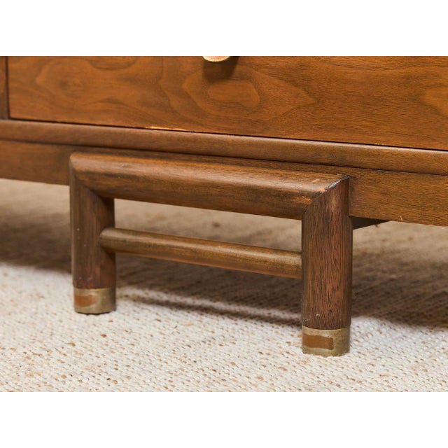 Wood Mid 20th Century Modern by Morris Nine Drawer Dresser For Sale - Image 7 of 12