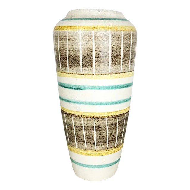 Minimalist Pottery 508 30 Vase from Bay Ceramics, Germany, 1960s For Sale