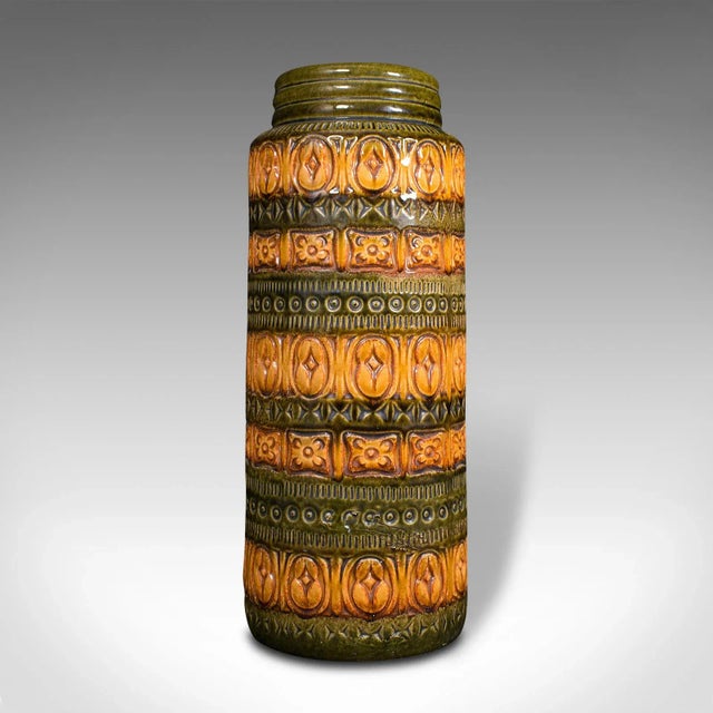 1970s Vintage German Ceramic Flower Vase For Sale - Image 10 of 10
