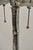 Vintage Hollywood Regency Faux Bois Bamboo Chrome Lotus Base Pole Floor Lamp For Sale In Philadelphia - Image 6 of 10