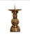 Monumental Japanese James Mont Style Large Solid Brass Candle Holders, a Pair For Sale - Image 4 of 7