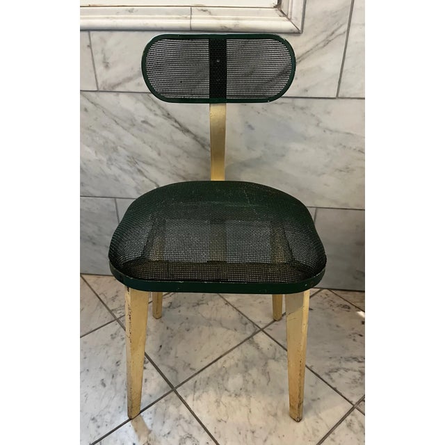 Metal Mesh MCM Chair in the Manner of Jean Prouve For Sale - Image 10 of 12