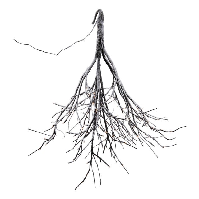 LED Flocked Twig Branch 5'H For Sale
