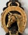 English Vintage Brass and Leather Horse Bridle Strap For Sale - Image 3 of 9