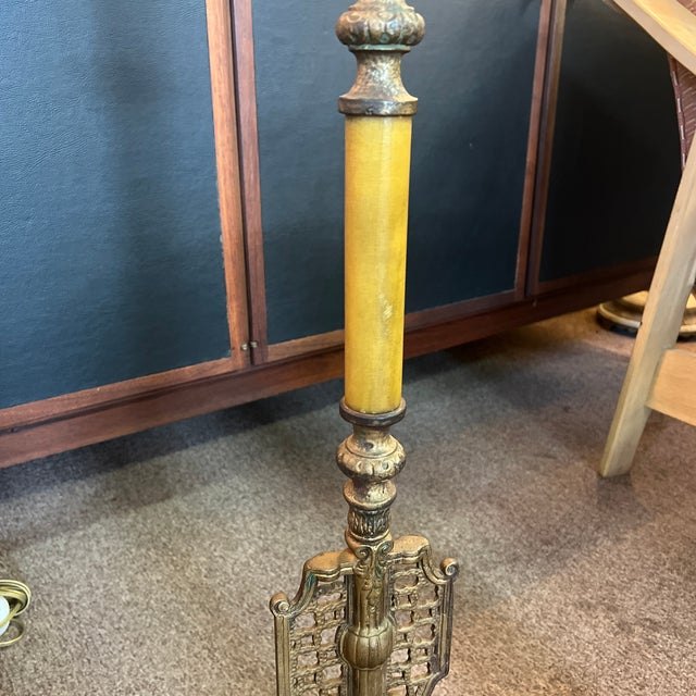 Antique Victorian Art Nouveau Aquarium Fish Bowl and Stand For Sale - Image 4 of 9