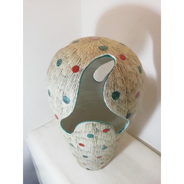 Large Ceramic Vase by Nino Caruso for SIC Ceramiche, Italy, 1960s For Sale - Image 9 of 16