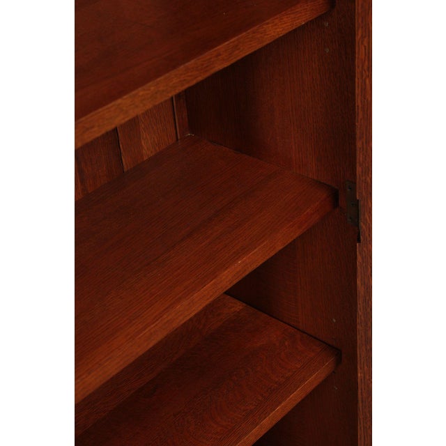 Stickley Mission Collection Oak Two Door Bookcase For Sale In Philadelphia - Image 6 of 18