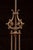 Greige Antique Cast Iron Gothic Revival Three-Light Chandelier For Sale - Image 8 of 13