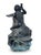 1970s 1970s Large Classical Verdigris Bronze Cherub & Dolphin Fountain For Sale - Image 5 of 12