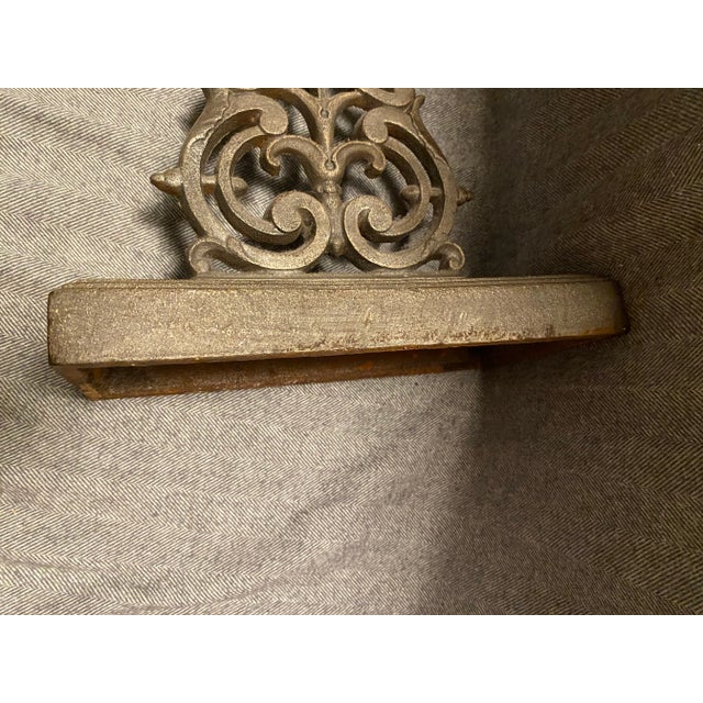 French Iron Cross 3’ Vintage Standing Cross For Sale - Image 10 of 12