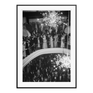 Toni Frissell 'Balcony Glamour' Archival Pigment Print Framed in Black
