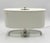 2020s Visual Comfort Thomas O’Brien "Casper" Crystal Glass & Nickel Desk Lamp For Sale - Image 5 of 13