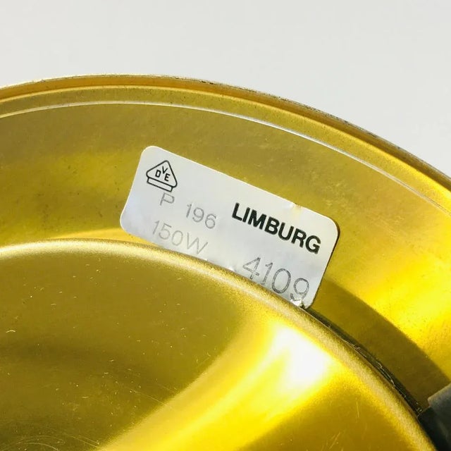 Large Mid-Century Smoked Air-Bubbled Glass Ball Pendant Light from Limburg, Germany, 1970s For Sale - Image 11 of 12