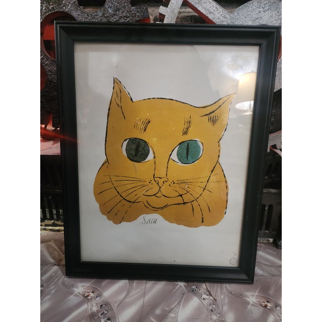 Artist: Andy Warhol (American, 1928–1987)Title: "Sam" (from the 25 Cats Name Sam and One Blue Pussy portfolio, originally...