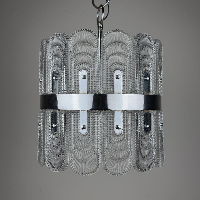 Large Vintage Crystal Chandelier from Kaiser Leuchten, Germany, 1960s For Sale - Image 4 of 18