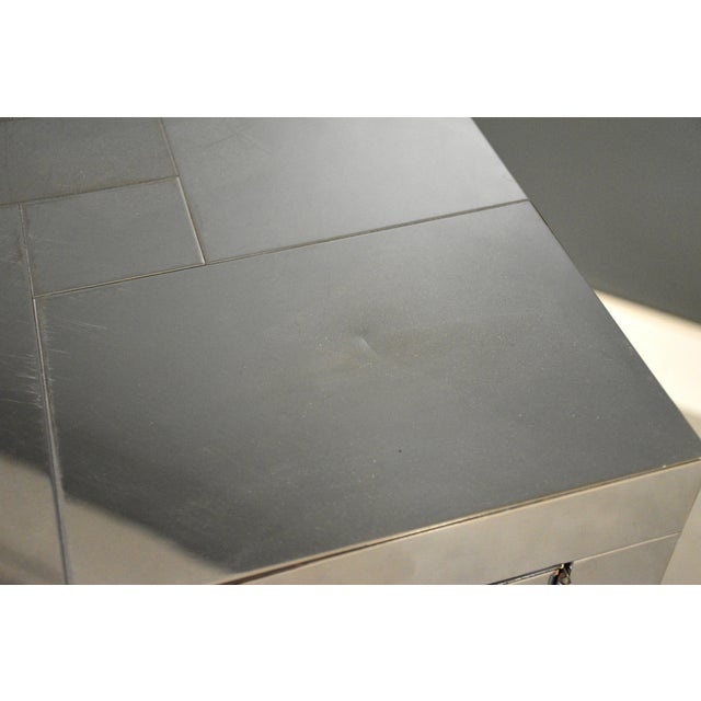 Paul Evans for Directional Cityscape Chrome Cabinet Credenza For Sale - Image 10 of 12