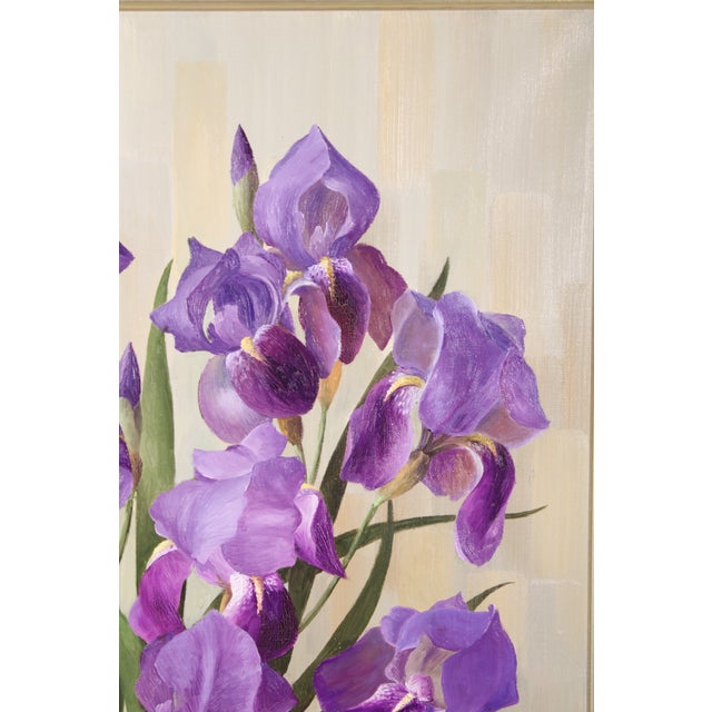 Wood Still Life Painting by French / American Artist Elizabeth Rouviere (1908-1994) For Sale - Image 7 of 12