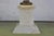 Italian Mid-Century Murano Glass Table Lamp With Gold Inclusions and Marble Base For Sale In New York - Image 6 of 9
