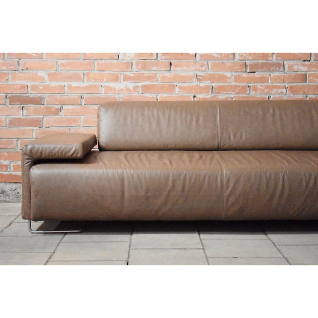 Early 21st Century Leather Lowland Sofa by Patricia Urquiola for Moroso, Italy, 2000s For Sale - Image 5 of 7