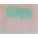 Floating Kiss, by Stephen Remick. Large Contemporary Acrylic Abstract Painting. For Sale