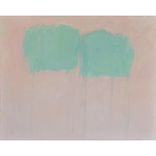 Floating Kiss, by Stephen Remick. Large Contemporary Acrylic Abstract Painting. For Sale