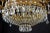 Gold Crystal and Brass Chandelier, Italy, 1930s For Sale - Image 8 of 18
