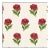 Sample - Schumacher Rosina Floral Fabric in Garnet For Sale