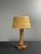 Mid-Century Modern French Brutalist Turned Wood Table Lamp in the style of Charles Dudouyt, 1950s For Sale - Image 14 of 17