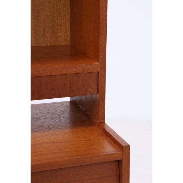 Mid-Century Danish Teak Bookcase with Drawers For Sale - Image 10 of 18